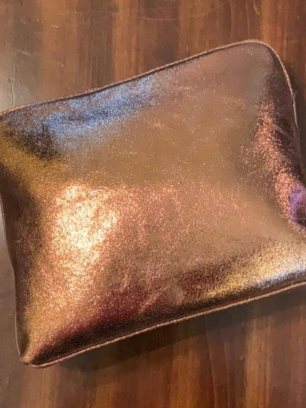 India Hicks Insider Pouch Clutch Firestone Bronz